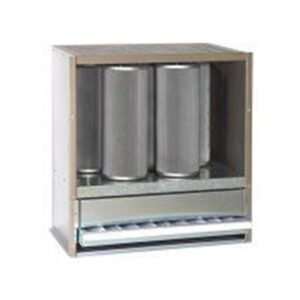 Caisson statique en inox à charbon actif et filtres G4/F7 compact sans ventilation